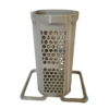 module de mangeoire à cacahuete pour volaille gris de face